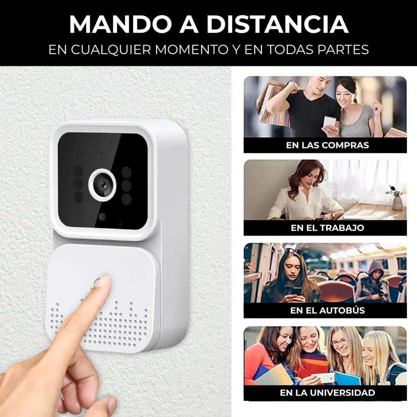 VigilantBell™ Ve, escucha y responde desde tu celular sin abrir la puerta