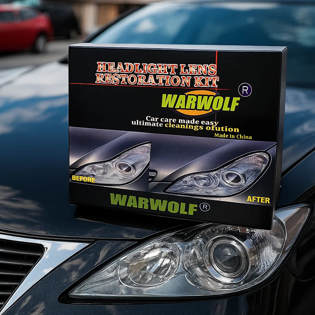 WARWOLF™ Kit Restaurador de Faros Profesional