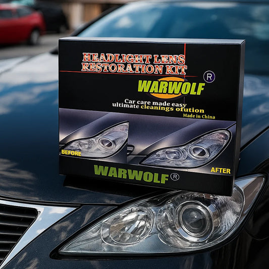 WARWOLF™ Kit Restaurador de Faros Profesional