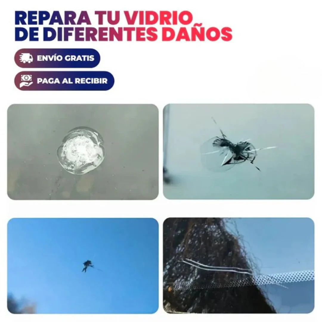 CrystalFix Ultra™ Repara Grietas y Arañazos en Vidrios al Instante