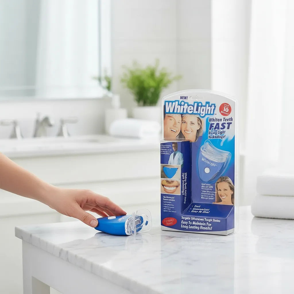 WhiteLight™ Kit Blanqueador Dental con Luz Ultravioleta