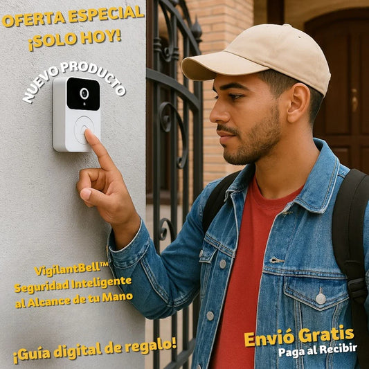 VigilantBell™ Ve, escucha y responde desde tu celular sin abrir la puerta